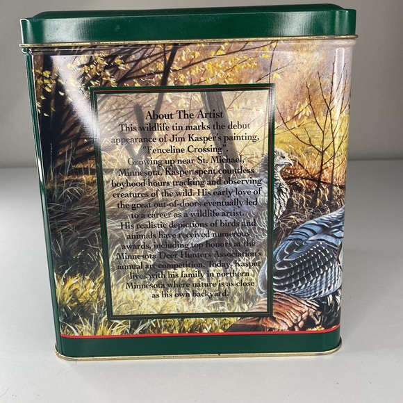 Vintage 1996 Red Man Chewing Tobacco Tin “Fenceline Crossing” Limited Edition - Picture 3 of 7